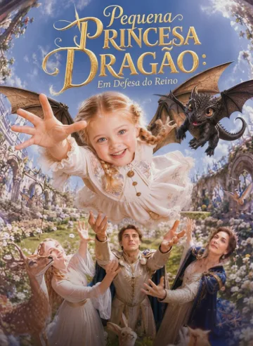Pequena Princesa Dragão Em Defesa Do Reino